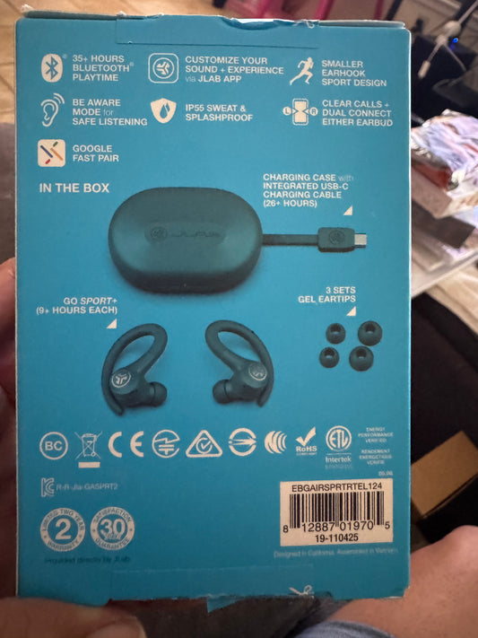 Jlab GoSport True Wireless earbuds