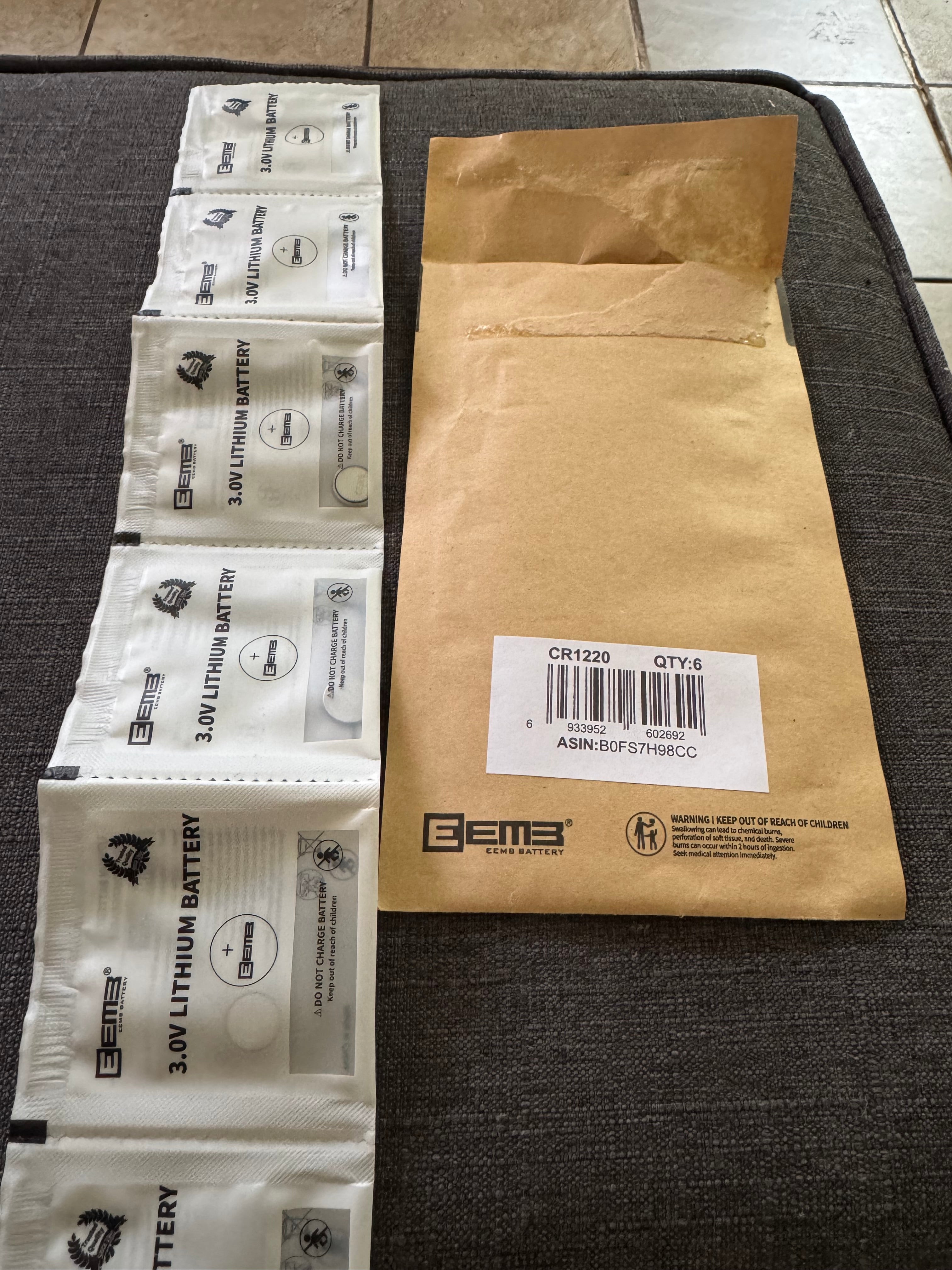 3v battery pack of 6