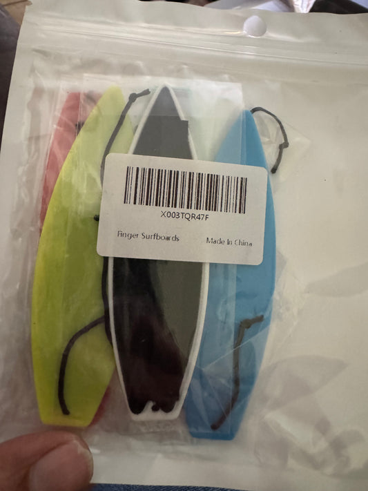 Finger Surfboards pack of 5